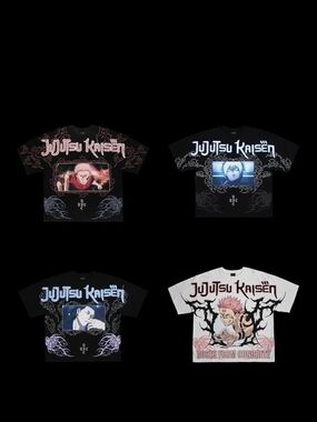 Civil Regime X Jujutsu Kaizen JJK Cursed Energy 199X Oversized Tee Box Set 2XL